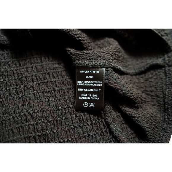 ASTR the label Ruched Textured Puff Sleeve Square Neck Top babydoll cropped - Picture 4 of 8